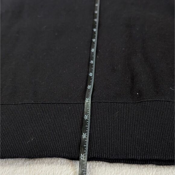 Harley Davidson Quarter Zip Sweatshirt Women's Medium/Large Black Gray Logo - Picture 9 of 9